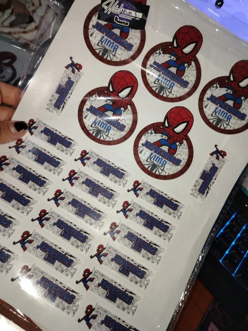 Sticker adhesivos Hoja A4